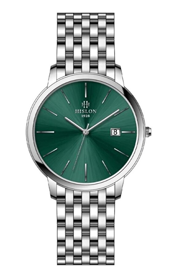 Hislon CL161S-15SS Çelik kordon 3 ATM Suya Dayanıklı Metalik Renk Erkek Kol Saati