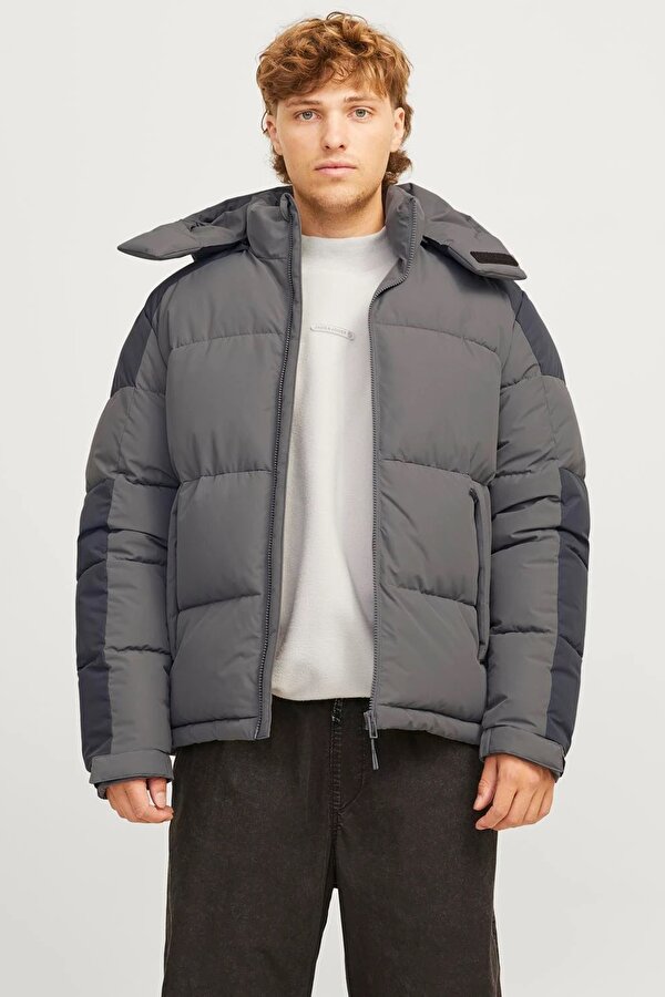 Jack & Jones Erkek Mont 12260428 GRİ-KOYU GRİ