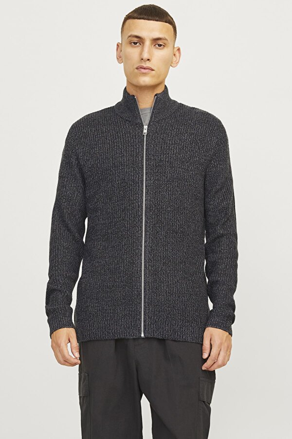 Jack & Jones Erkek Hırka 12257483 ASFALT