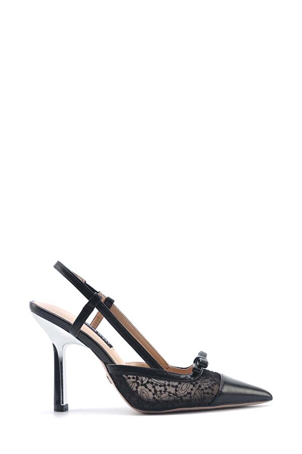 Nine West ELISABETH 5FX Siyah Kadın Topuklu Sandalet