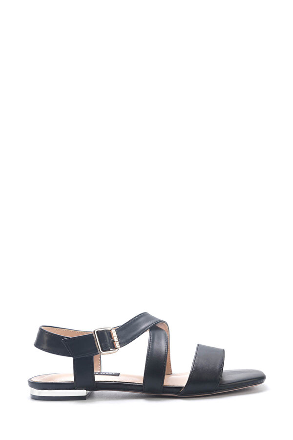 Nine West ETRINA 5FX Siyah Kadın Düz Sandalet