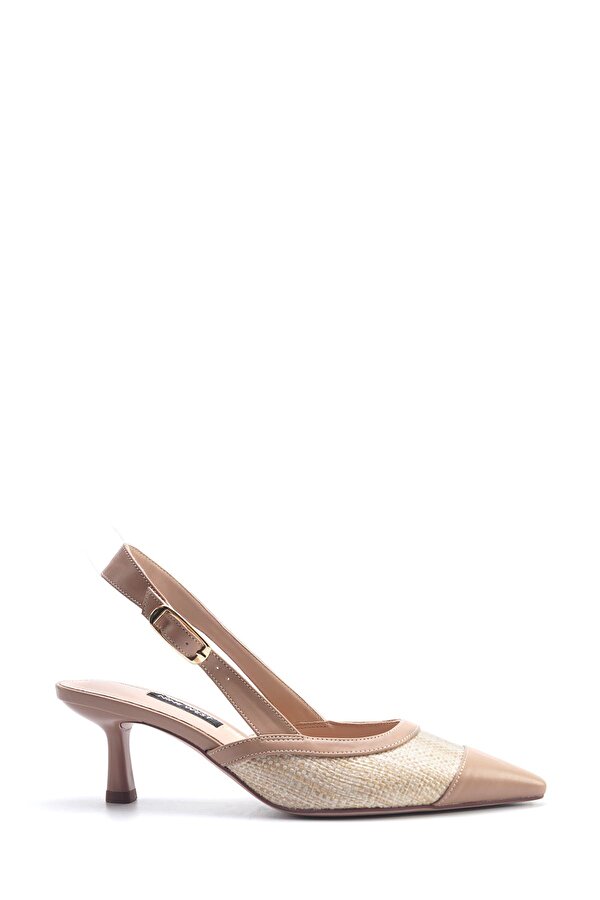 Nine West GLENDA 5FX Naturel Kadın Topuklu Ayakkabı