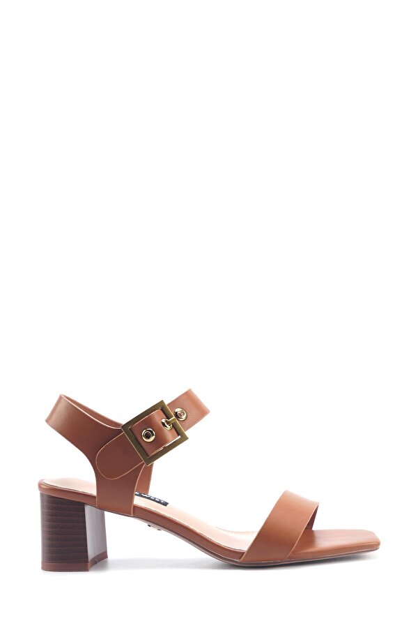 Nine West GELLA 5FX Taba Kadın Topuklu Sandalet