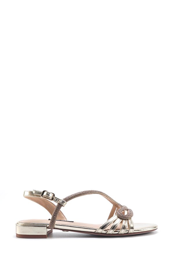 Nine West LAROW  5FX Altın Kadın Düz Sandalet