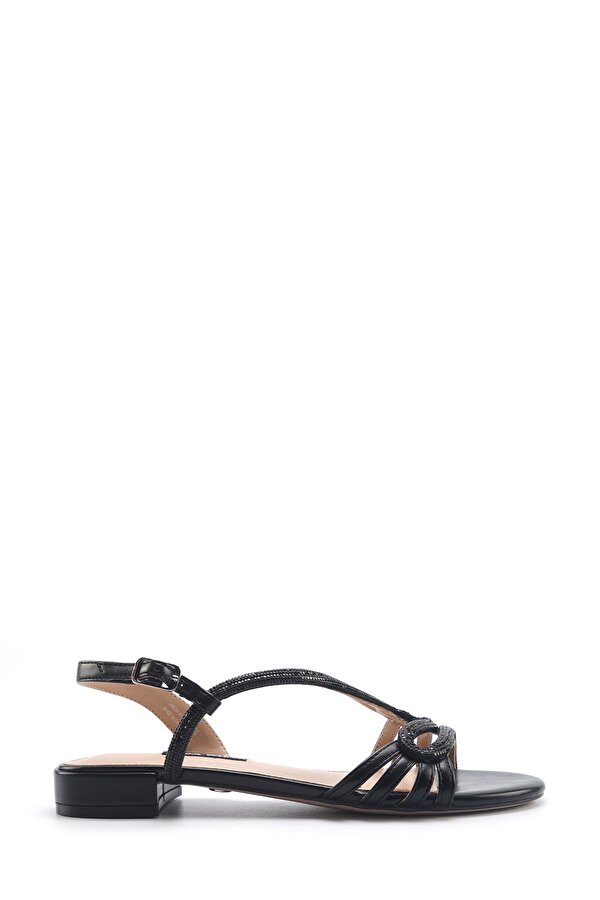 Nine West LAROW  5FX Siyah Kadın Düz Sandalet