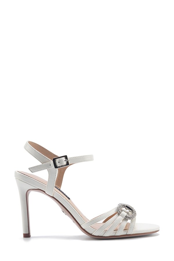 Nine West LENNA 5FX Beyaz Kadın Topuklu Sandalet
