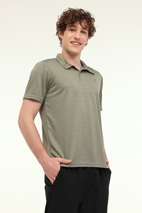 Lumberjack MB CT461 SHERMAN T-SH 5FX Haki Erkek Kısa Kol T-Shirt