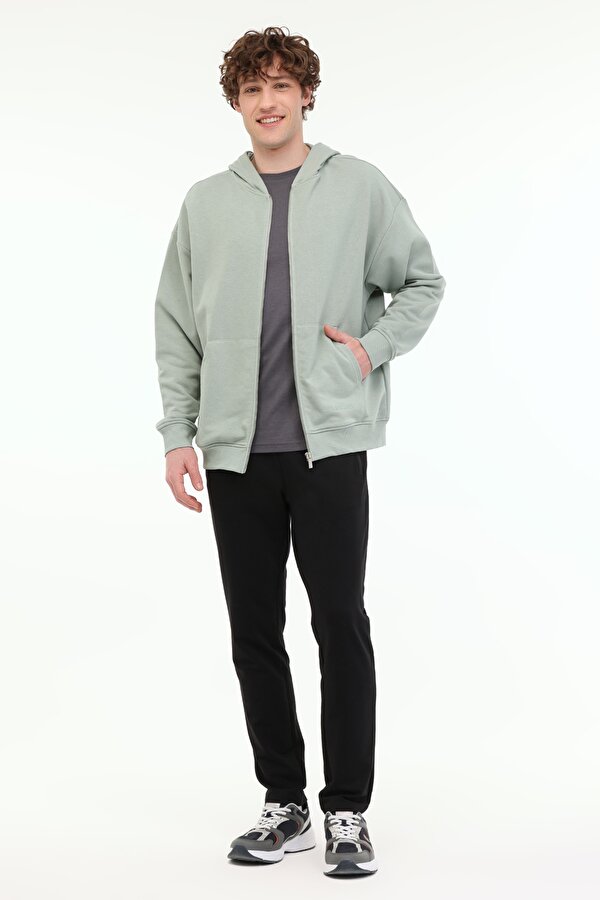 Lumberjack MB ROS 18HS112 5FX PASTEL HAKI Erkek Eşofman Üstü