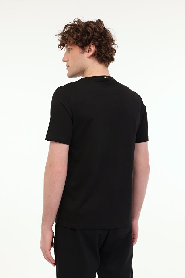 Lumberjack ML RENATO 11ITL1030 5FX Siyah Erkek Kısa Kol T-Shirt