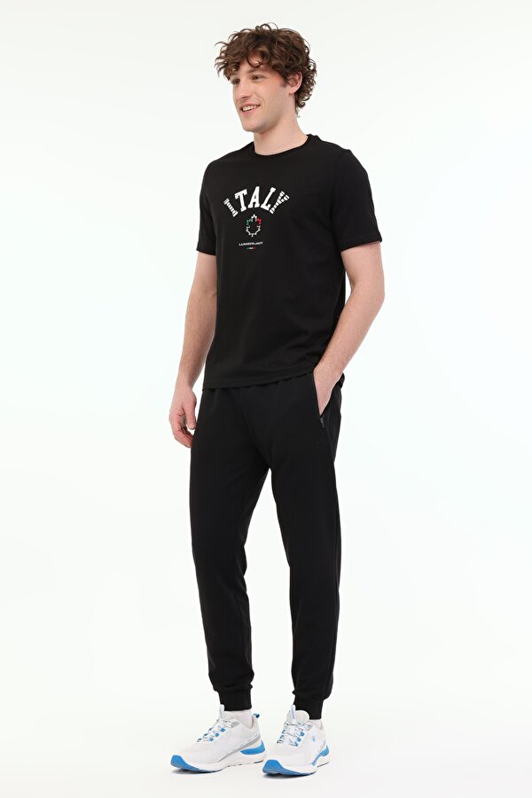 Lumberjack ML RENATO 11ITL1030 5FX Siyah Erkek Kısa Kol T-Shirt