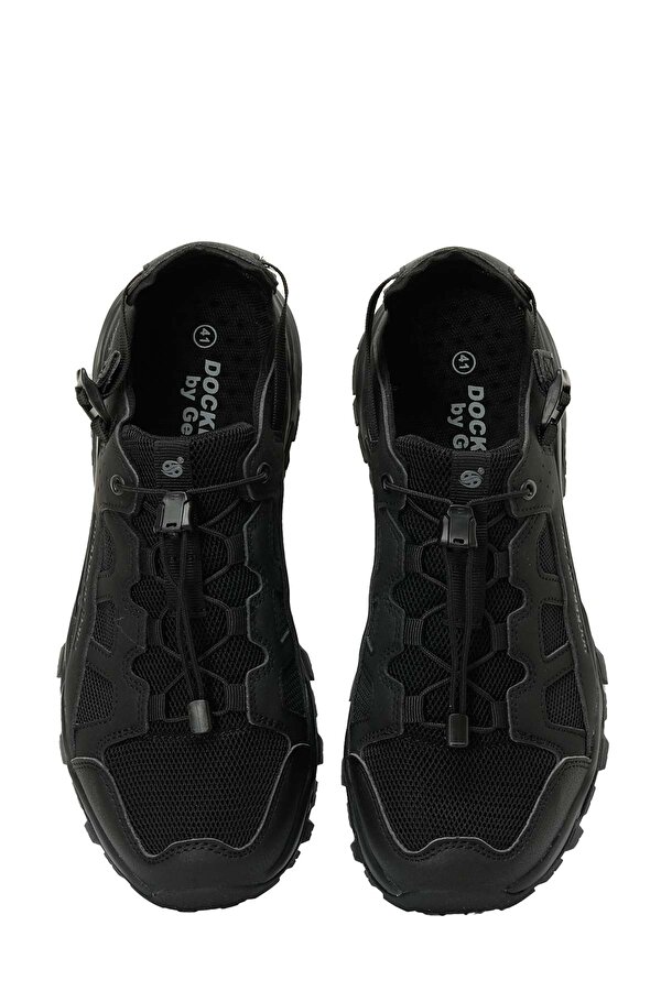 238578 5FX Siyah Erkek Spor Ayakkabı - Görsel 5