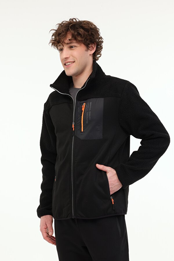 Lumberjack ML 1GTHT056 5FX Siyah Erkek Polar