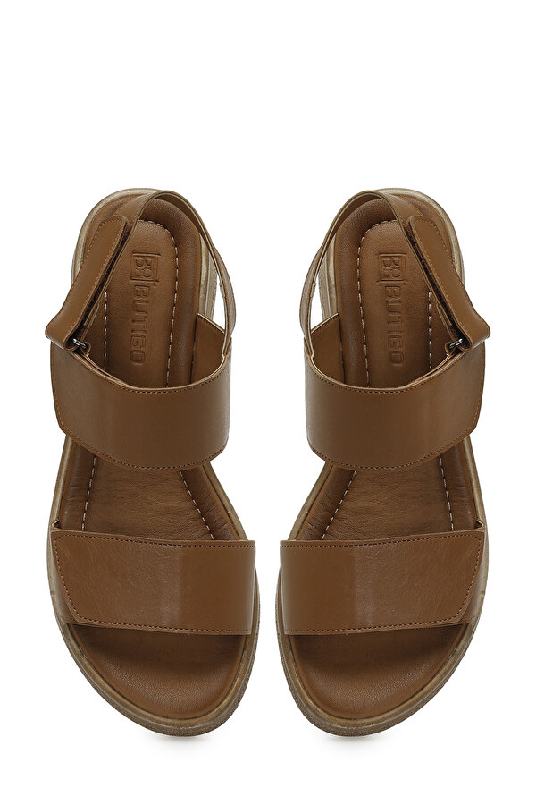 Butigo 25S-271 5FX Taba Kadın Dolgu Topuk Sandalet