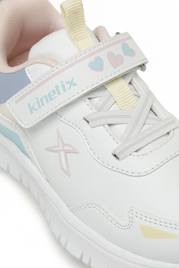 ESGAN PU P 5PR Beyaz Kız Çocuk Spor Ayakkabı - Görsel 8