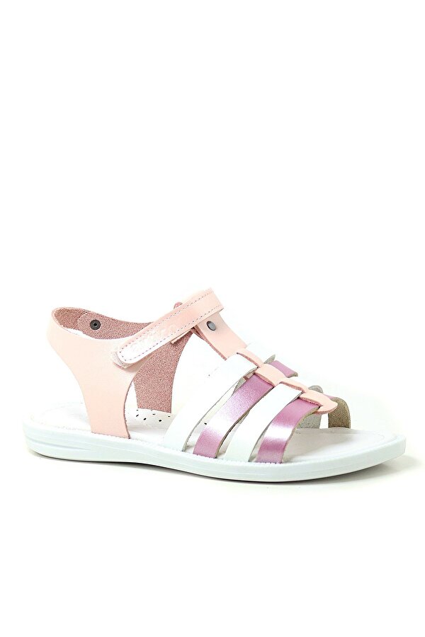 Hapshoe Kids Artico Bellini Hakiki Deri Vaketa Pudra Pembe Kız Çocuk Sandalet