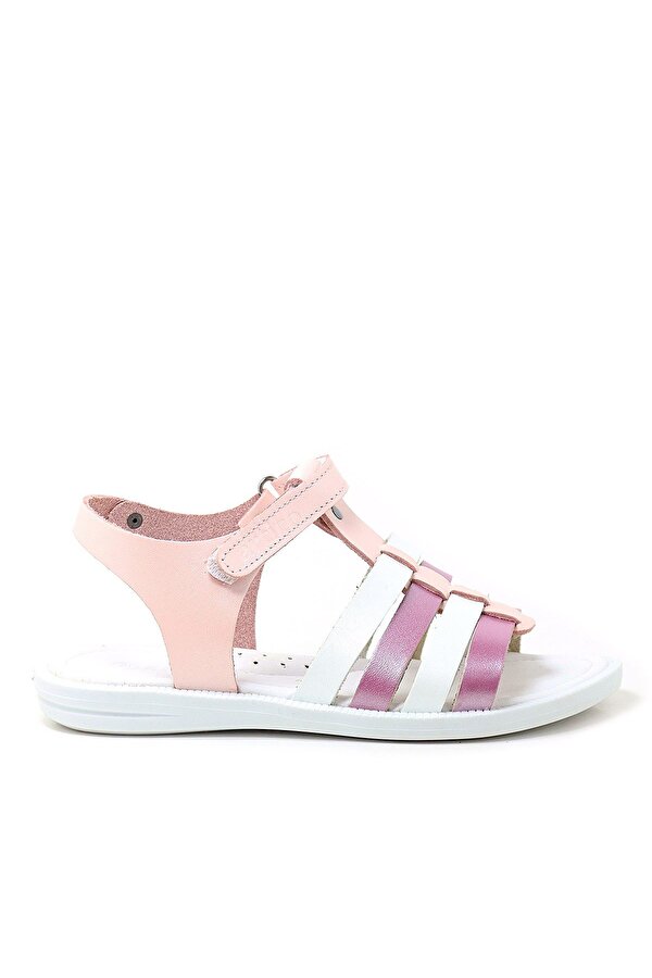 Hapshoe Kids Artico Bellini Hakiki Deri Vaketa Pudra Pembe Kız Çocuk Sandalet
