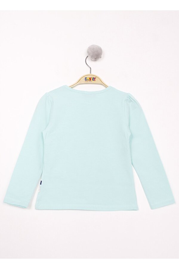 Toontoy Kids Toontoy Kız Çocuk Kedi Baskılı T-Shirt