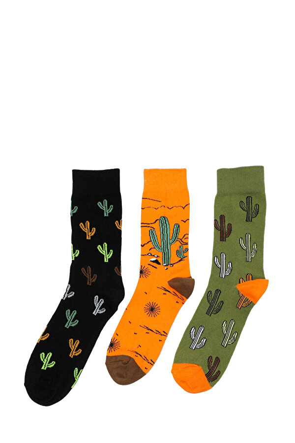 Lumberjack ML CACTUS 3LU 34US1 5FX Siyah Erkek Çorap