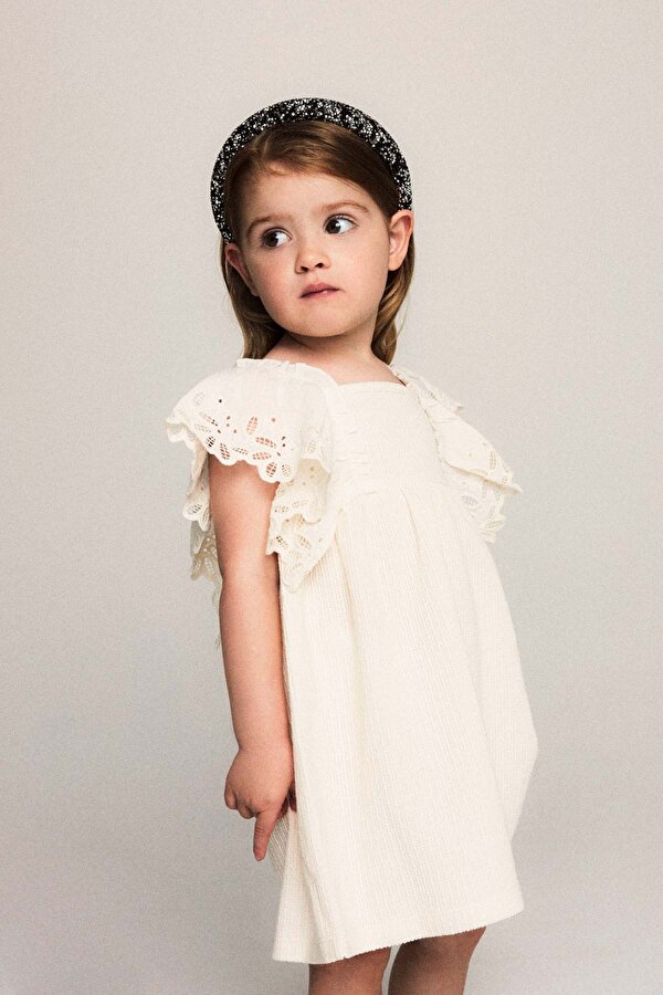 Name It NMFFRIJO SS DRESS Bej Kız Çocuk Elbise