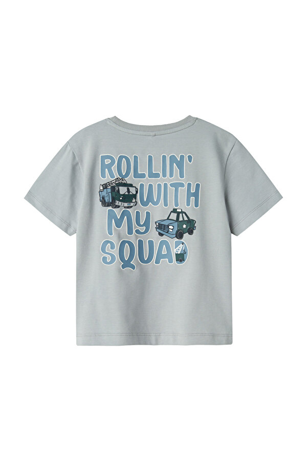 Name It NMMDREW NREG SS TOP BOX Mavi Erkek Çocuk Kısa Kol T-Shirt