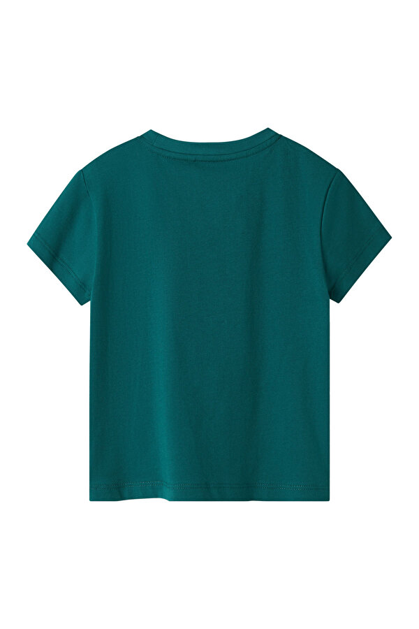 Name It NMMDELLAN NREG SS TOP BOX Yeşil Erkek Çocuk Kısa Kol T-Shirt