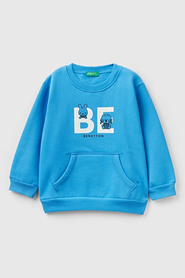 United Colors of Benetton Erkek Bebek Sweatshirt 3EB5G10BA