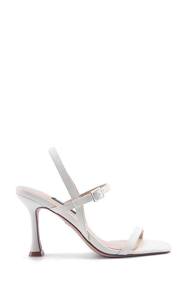 Nine West MONIQUE 5FX Beyaz Kadın Topuklu Sandalet