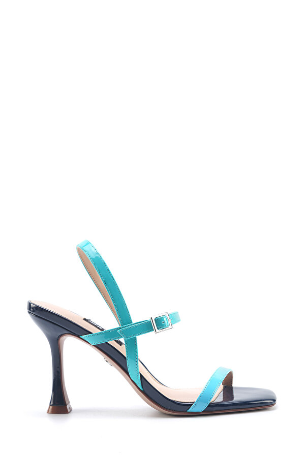 Nine West MONIQUE2 5FX Turkuaz Kadın Topuklu Sandalet