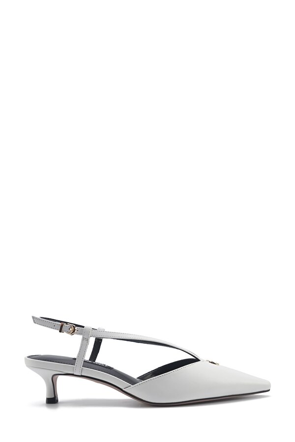 Nine West ORVA2 5FX Beyaz Kadın Topuklu Ayakkabı