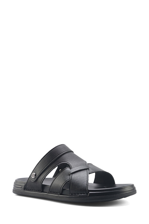 Polaris 408066.M5FX BLACK Man Sandals