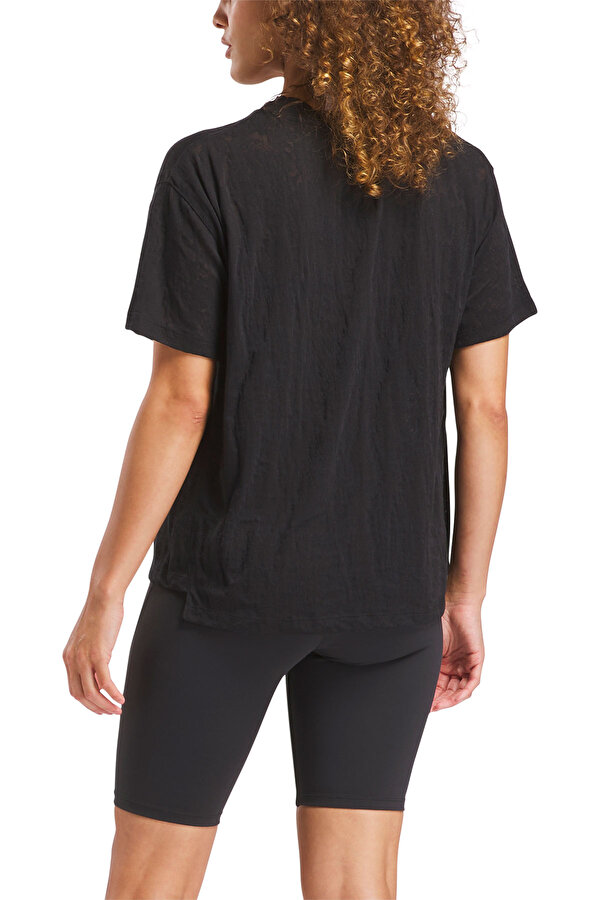 Reebok BURNOUT TEE BLACK Woman 054