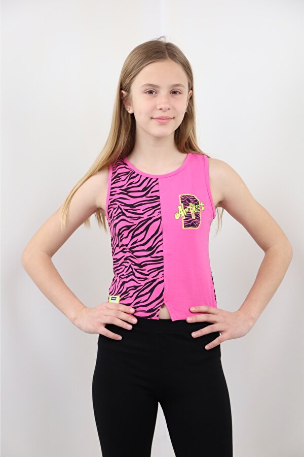 Toontoy Kids Toontoy Kız Çocuk Baskılı Atlet