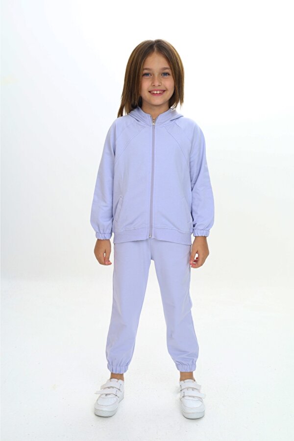 Toontoy Kids Toontoy Kız Çocuk Kapüşonlu Eşofman Takım