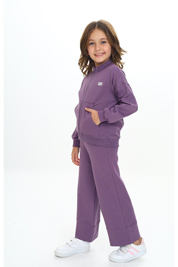 Toontoy Kids Toontoy Kız Çocuk Mood Nakışlı Eşofman Takım