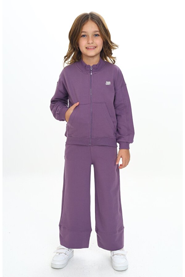 Toontoy Kids Toontoy Kız Çocuk Mood Nakışlı Eşofman Takım