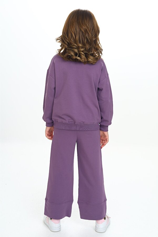 Toontoy Kids Toontoy Kız Çocuk Mood Nakışlı Eşofman Takım