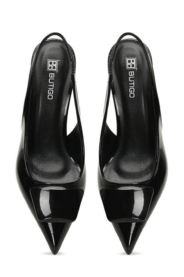 Butigo 25S-437 5FX Siyah Kadın Topuklu Ayakkabı