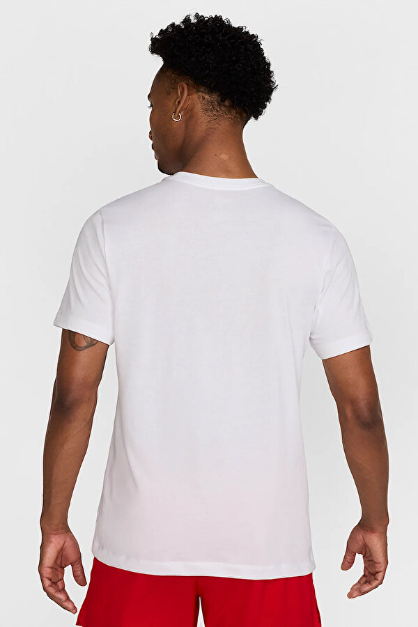 Nike M NK DF TEE RUN ENERGY Beyaz Erkek Kısa Kol T-Shirt