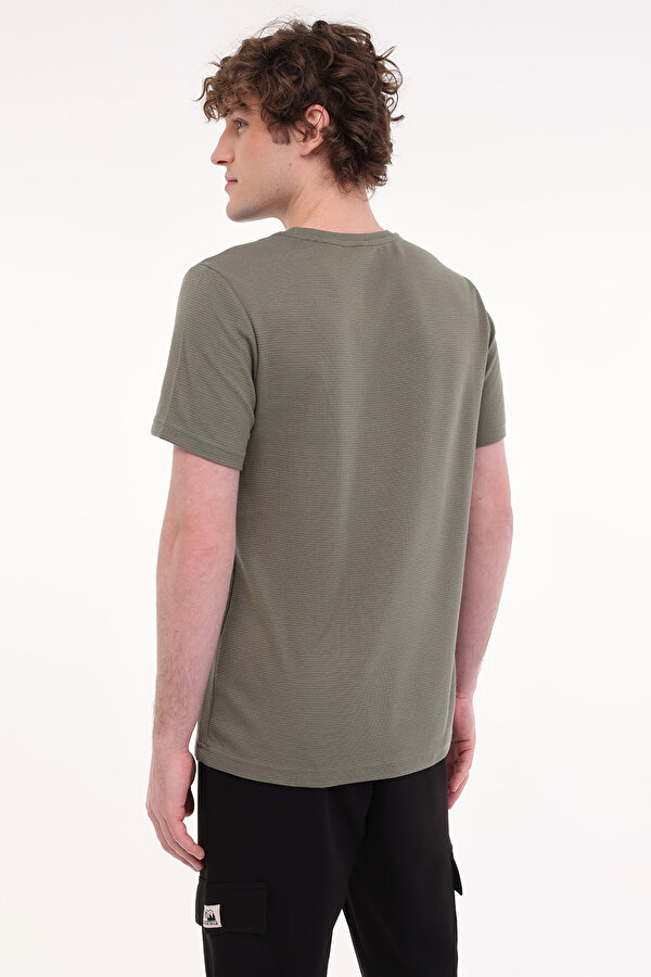 Kinetix MB CZ JK 11BS101 5FX Haki Erkek Kısa Kol T-Shirt