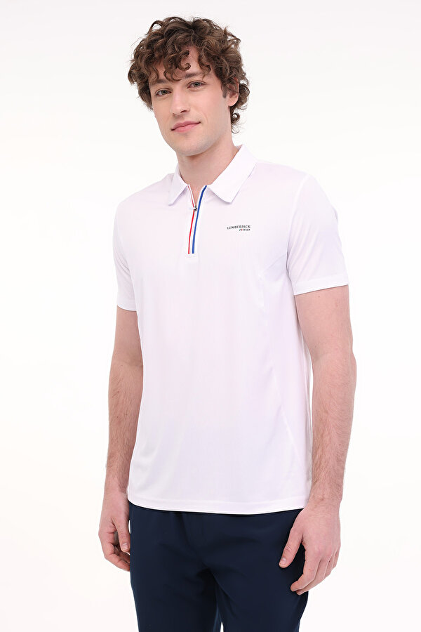 Lumberjack ML RENATO 12ITL1016 5FX Beyaz Erkek Kısa Kol T-Shirt