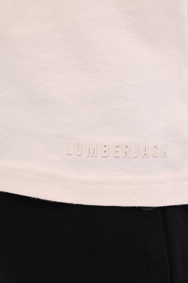 Lumberjack MB ROS 11HS113 5FX BEJ Erkek Kısa Kol T-Shirt
