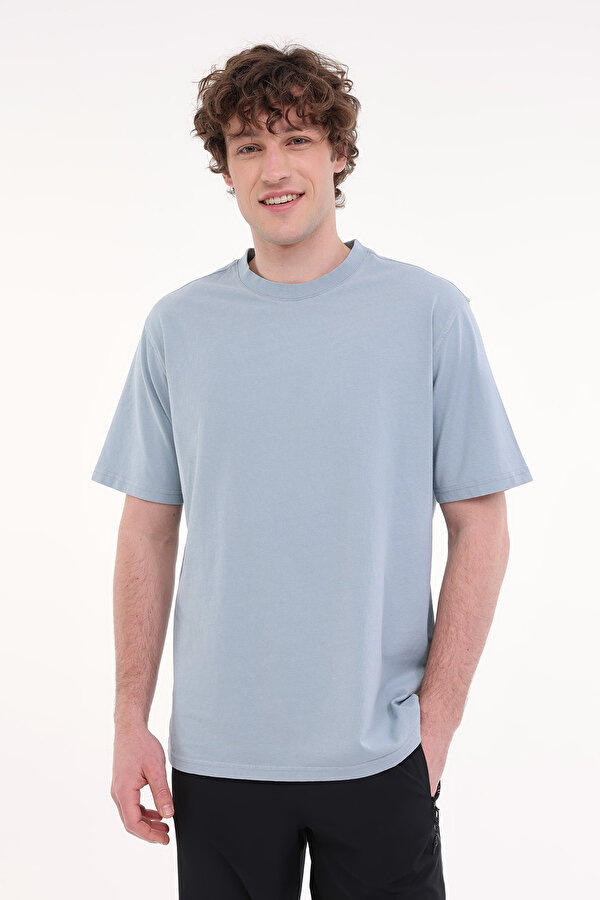 Lumberjack MB C NECK 11BS38 5FX Mavi Erkek Kısa Kol T-Shirt