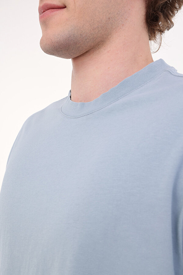 Lumberjack MB C NECK 11BS38 5FX Mavi Erkek Kısa Kol T-Shirt
