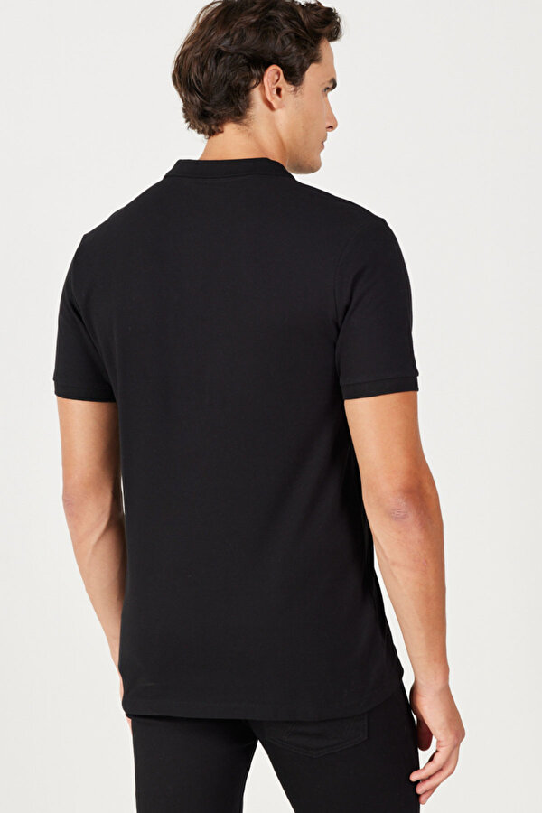 Lee Polo T-shirt Siyah Erkek Kısa Kol T-Shirt