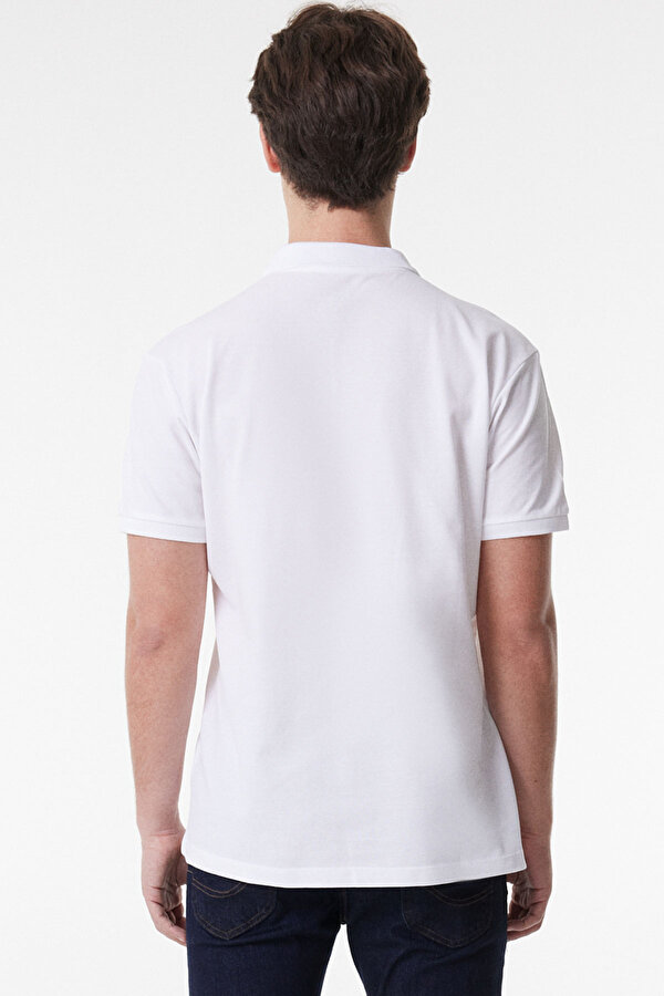 Lee Polo T-shirt Beyaz Erkek Kısa Kol T-Shirt