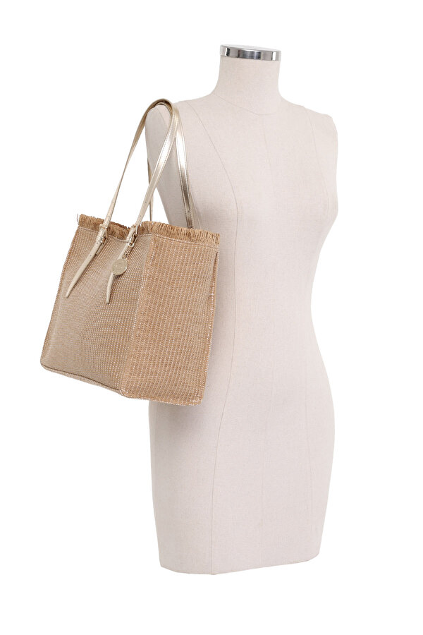 Nine West SUNNYBAGY2 5FX Naturel Kadın Plaj Çantası