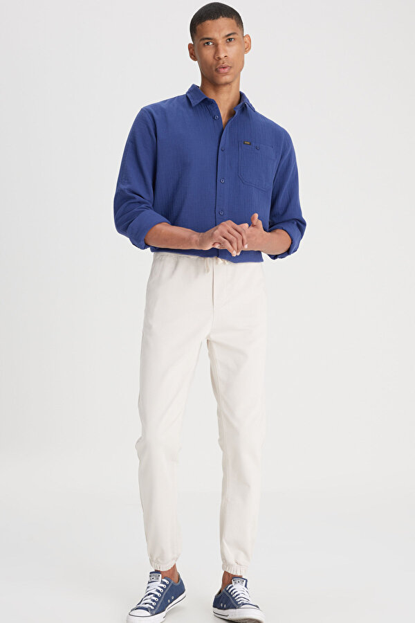 Lee Jogger Örme Pantolon Bej Erkek Pantolon