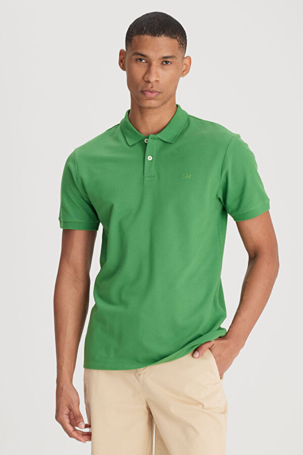 Lee Polo Yaka Tişört Mint Erkek Kısa Kol T-Shirt