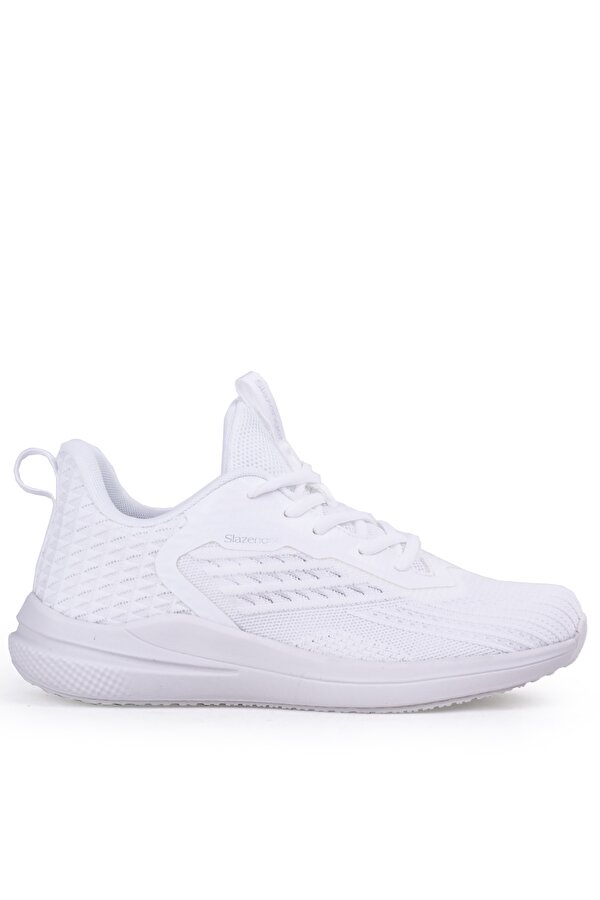 Slazenger Erkek Spor Ayakkabı Günlük Koşu Sneaker Ano Beyaz