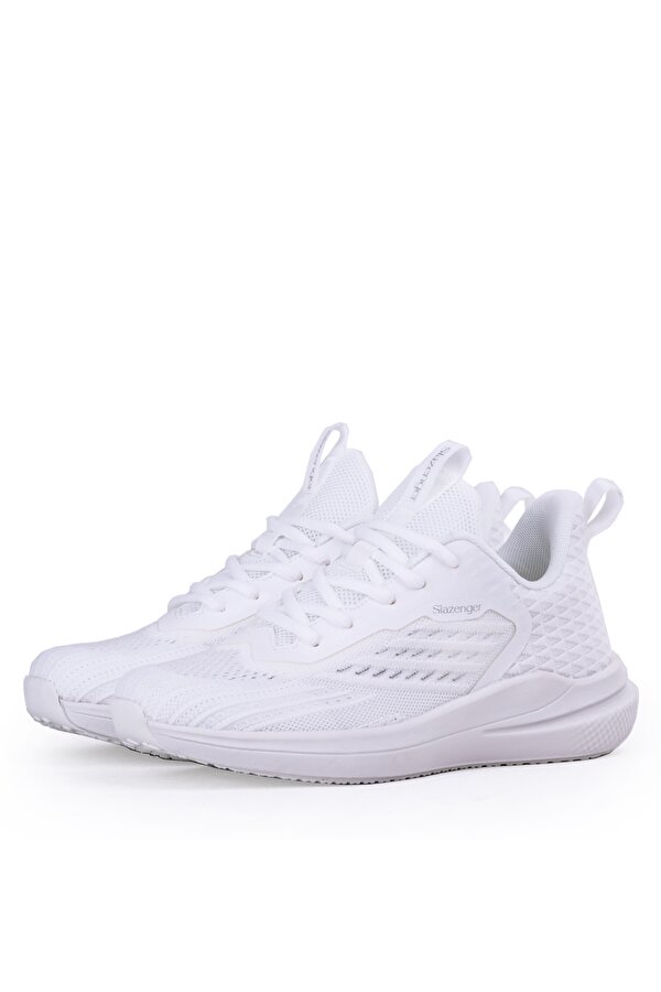 Slazenger Erkek Spor Ayakkabı Günlük Koşu Sneaker Ano Beyaz